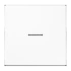 JUNG - KNX RF Taster 1fach, Duroplast, Serie LS, alpinweiß