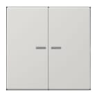 JUNG - KNX RF Taster 2fach, Duroplast, Serie LS, lichtgrau