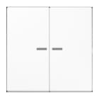 JUNG - KNX RF Taster 2fach, Duroplast, Serie LS, alpinweiß