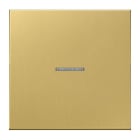 JUNG - KNX RF Taster 1fach, neutral, Messing, Serie LS, Messing classic