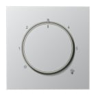 JUNG - Abdeckung für Raumtemperaturregler-Einsätze, Serie LS, Aluminium