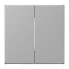 JUNG - Bluetooth® Low Energy Funk-Wandsender 4-kanalig, Serie LS, gris moyen