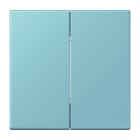 JUNG - Bluetooth® Low Energy Funk-Wandsender 4-kanalig, Serie LS, céruléen moyen