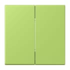 JUNG - Bluetooth® Low Energy Funk-Wandsender 4-kanalig, Serie LS, vert clair