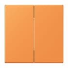 JUNG - Bluetooth® Low Energy Funk-Wandsender 4-kanalig, Serie LS, orange clair
