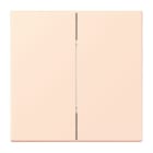 JUNG - Bluetooth® Low Energy Funk-Wandsender 4-kanalig, Serie LS, orange pâle