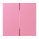 JUNG - Bluetooth® Low Energy Funk-Wandsender 4-kanalig, Serie LS, rose vif
