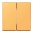 JUNG - Bluetooth® Low Energy Funk-Wandsender 4-kanalig, Serie LS, ocre jaune clair