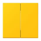 JUNG - Bluetooth® Low Energy Funk-Wandsender 4-kanalig, Serie LS, le jaune vif