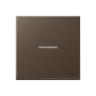 JUNG - JUNG HOME Taster 1fach, Serie A, mokka
