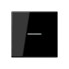 JUNG - JUNG HOME Taster 1fach, Duroplast, Serie A, schwarz