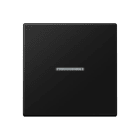 JUNG - JUNG HOME Taster 1fach, Thermoplast lackiert, Serie A, graphitschwarz matt