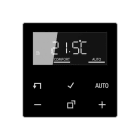 JUNG - JUNG HOME Raumthermostat Display, Serie AS/A, schwarz