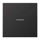 JUNG - JUNG HOME Taster 1fach, Aluminium , Serie LS, dark (es Aluminium)