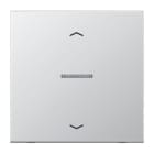 JUNG - JUNG HOME Taster 1fach, mit Pfeilsymbolen, Serie LS, Aluminium