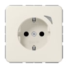 JUNG - SCHUKO Steckdose, 16 A 250 V ~, Schraubkl.,Funktionsanzeige,SAFETY+, weiß
