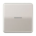 JUNG - JUNG HOME Taster 1fach, Aluminium eloxiert, Serie CD, platin