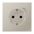 JUNG - SCHUKO Steckdose, 16 A 250 V ~, Schraubkl.,Funktionsanzeige, SAFETY+, Serie LS,