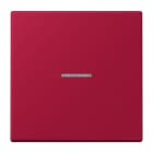 JUNG - JUNG HOME Taster 1fach, Serie LS, rouge carmin