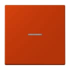 JUNG - JUNG HOME Taster 1fach, Serie LS, rouge vermillon 59
