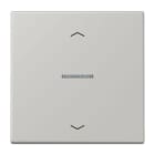 JUNG - JUNG HOME Taster 1fach, mit Pfeilsymbolen, Serie LS, gris clair 31