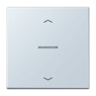 JUNG - JUNG HOME Taster 1fach, mit Pfeilsymbolen, Serie LS, outremer pale