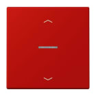 JUNG - JUNG HOME Taster 1fach, mit Pfeilsymbolen, Serie LS, rouge vermillon 31