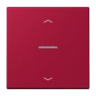 JUNG - JUNG HOME Taster 1fach, mit Pfeilsymbolen, Serie LS, rouge carmin