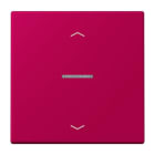 JUNG - JUNG HOME Taster 1fach, mit Pfeilsymbolen, Serie LS, rouge rubia