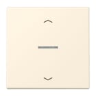 JUNG - JUNG HOME Taster 1fach, mit Pfeilsymbolen, Serie LS, blanc ivoire