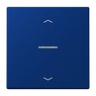 JUNG - JUNG HOME Taster 1fach, mit Pfeilsymbolen, Serie LS, bleu outremer foncé