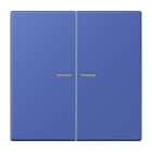 JUNG - JUNG HOME Taster 2fach, Serie LS, bleu outremer 31