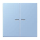JUNG - JUNG HOME Taster 2fach, Serie LS, outremer moyen
