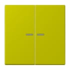 JUNG - JUNG HOME Taster 2fach, Serie LS, vert olive vif
