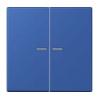 JUNG - JUNG HOME Taster 2fach, Serie LS, bleu outremer 59