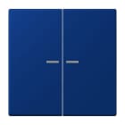 JUNG - JUNG HOME Taster 2fach, Serie LS, bleu outremer foncé