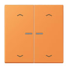 JUNG - JUNG HOME Taster 2fach, mit Pfeilsymbolen, Serie LS, orange clair