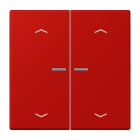 JUNG - JUNG HOME Taster 2fach, mit Pfeilsymbolen, Serie LS, rouge vermillon 31