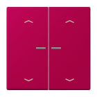 JUNG - JUNG HOME Taster 2fach, mit Pfeilsymbolen, Serie LS, rouge rubia