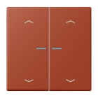 JUNG - JUNG HOME Taster 2fach, mit Pfeilsymbolen, Serie LS, l'ocre rouge