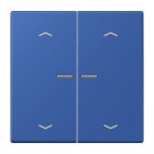 JUNG - JUNG HOME Taster 2fach, mit Pfeilsymbolen, Serie LS, bleu outremer 59