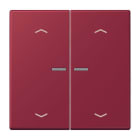 JUNG - JUNG HOME Taster 2fach, mit Pfeilsymbolen, Serie LS, le rubis