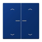 JUNG - JUNG HOME Taster 2fach, mit Pfeilsymbolen, Serie LS, bleu outremer foncé