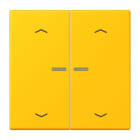 JUNG - JUNG HOME Taster 2fach, mit Pfeilsymbolen, Serie LS, le jaune vif