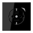 JUNG - SCHUKO Steckdose, 16 A 250 V ~, Schraubkl.,FunktionsanzeigeSAFETY+, schwarz