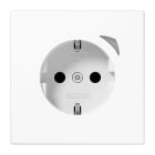 JUNG - SCHUKO Steckdose, 16 A 250 V ~, Schraubkl.,FunktionsanzeigeSAFETY+, alpinwei