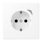 JUNG - SCHUKO Steckdose, 16 A 250 V ~, Schraubkl.,Funktionsanzeige,  SAFETY+, Serie LS,