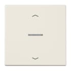 JUNG - JUNG HOME Taster 1fach, mit Pfeilsymbolen, Duroplast, Serie LS, weiß