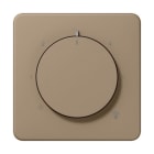 JUNG - Abdeckung für Raumtemperaturregler-Einsätze, Serie CD, gold-bronze