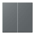 JUNG - EnOcean Funk-Wandsender 4-kanalig, Serie LS, gris foncé 31
